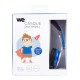 Casque audio enfant bleu