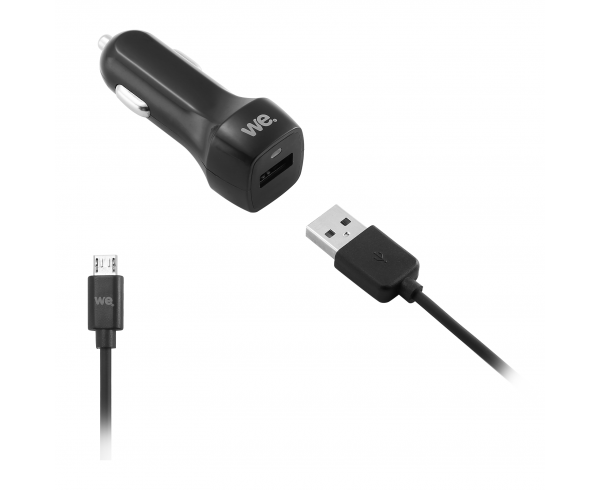 Bundle Chargeur allume-cigare + câble micro USB torsadé