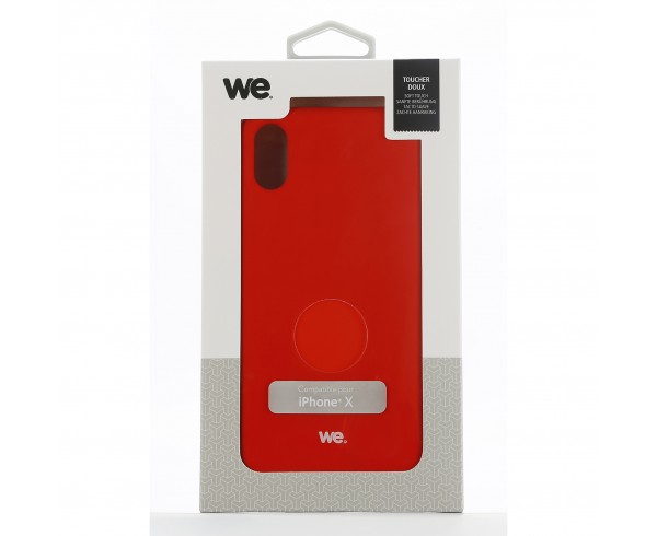 Coque Silicone rigide - iPhone Xs Max - Rouge