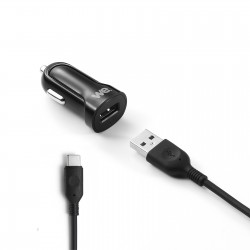 Bundle chargeur voiture + câble USB/USBC