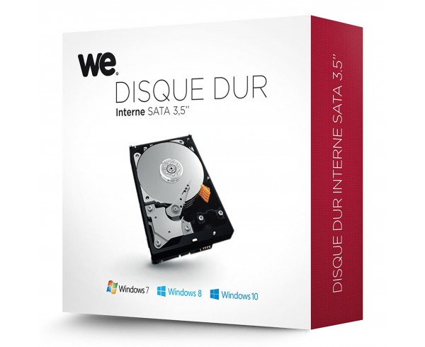 Disque dur interne 3,5'' 4To en Retail WE