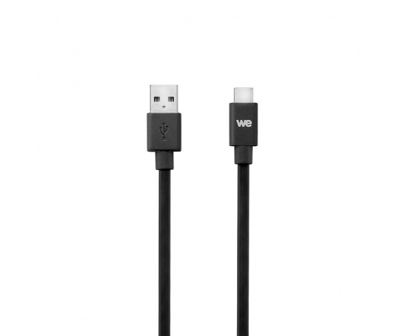  Câble WE USB-C mâle/USB A mâle plat (2m)