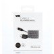 Câble USB/Lightning nylon tressé 1m - noir & blanc