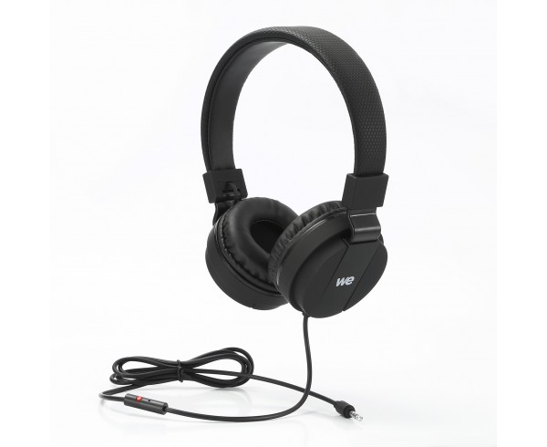 Casque Filaire Noir avec Micro