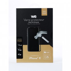 Verre protecteur avec Kit de pose iPhone X