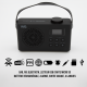 Radio réveil portable DAB/DAB+ / FM RMS 3W, batterie rechargeable Lecteur USB/Micro SD, BT prise secteur, Noir