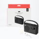 Radio réveil portable DAB/DAB+ / FM RMS 3W, batterie rechargeable Lecteur USB/Micro SD, BT prise secteur, Noir