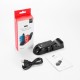 Dock de charge pour manettes Switch 5 en 1 - 4 Joy-Con + 1 manette pro