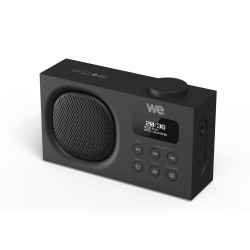 Radio portable DAB+/FM rechargeable RMS 3W - Double alarme Luminosité réglable Noire
