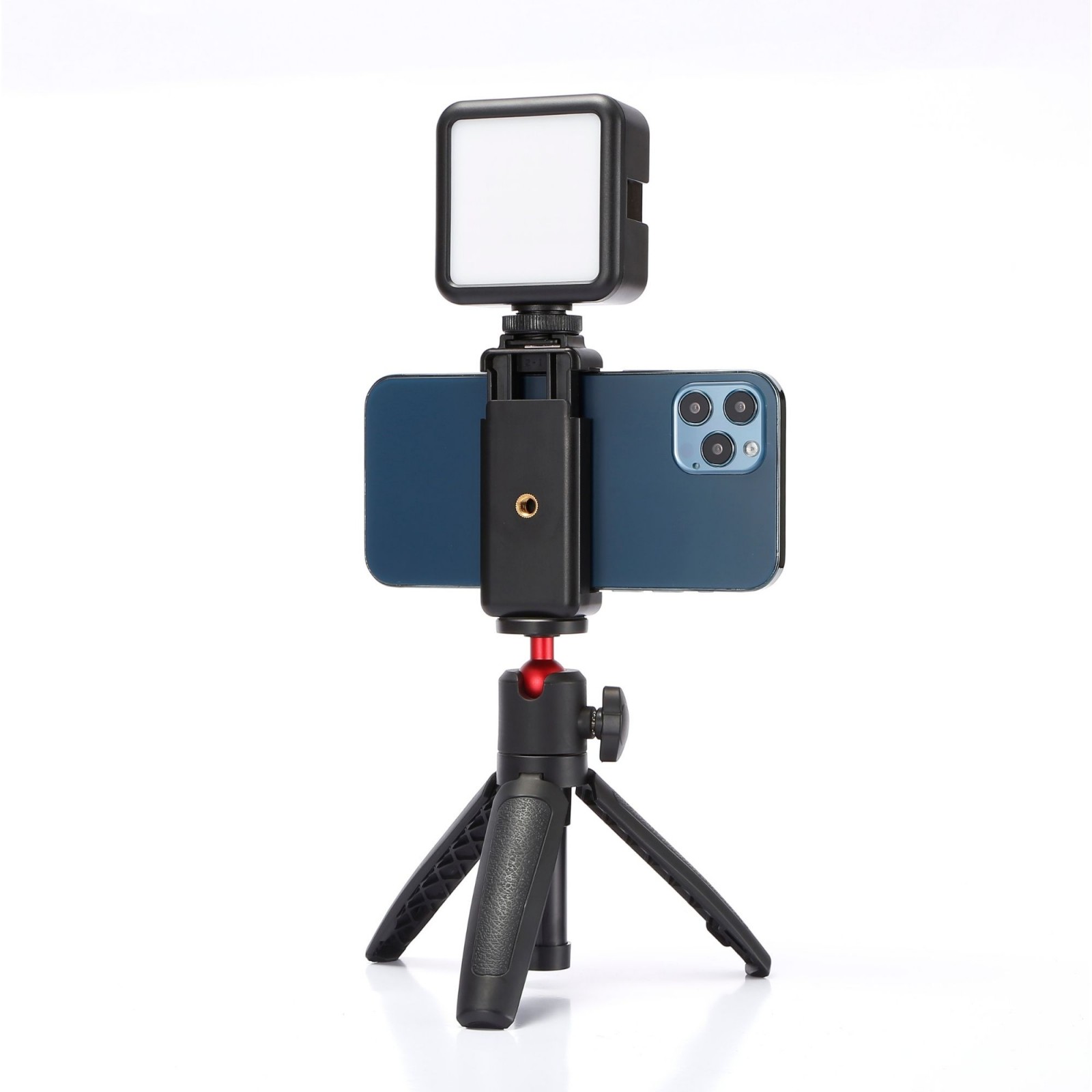 Kit Vlog pour smartphone trépied hauteur réglable, incl+orie
