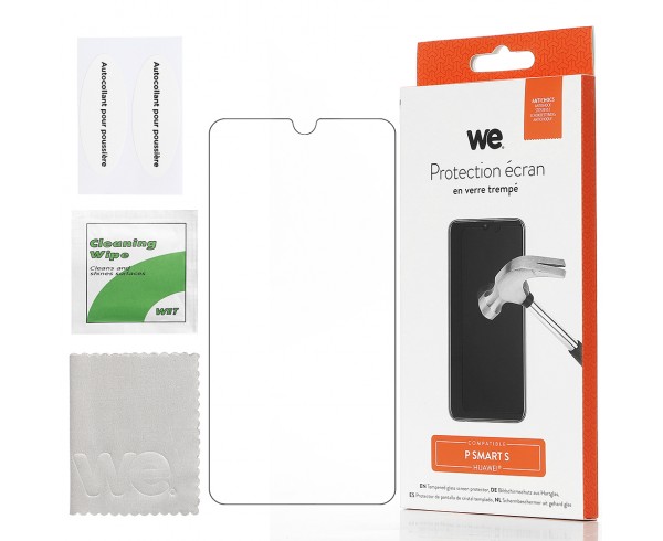 Verre Trempé pour HUAWEI P SMART S - Film Protection écran Anti-Rayures - Anti-Bulles d'air Ultra Résistant - Dureté 9H Glass