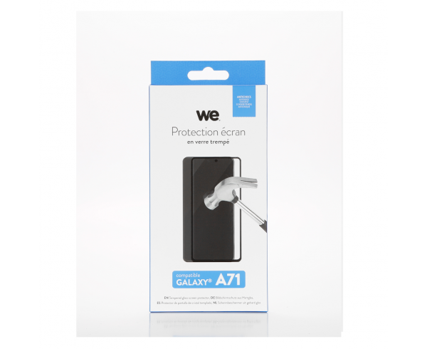 Protection d'écran Galaxy A71 Verre trempé - Full Glue - 2.5D Anti-rayures - Anti-reflets