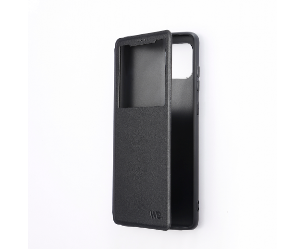 Etui de protection WE noir pour smartphone XIAOMI MI NOTE 10 LITE Résistant aux chocs et chûtes. Accès caméra et multi-position.