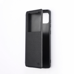 Folio avec fenêtre - Huawei Y6 2019 Noir Accès caméra - Léger - Flexible
