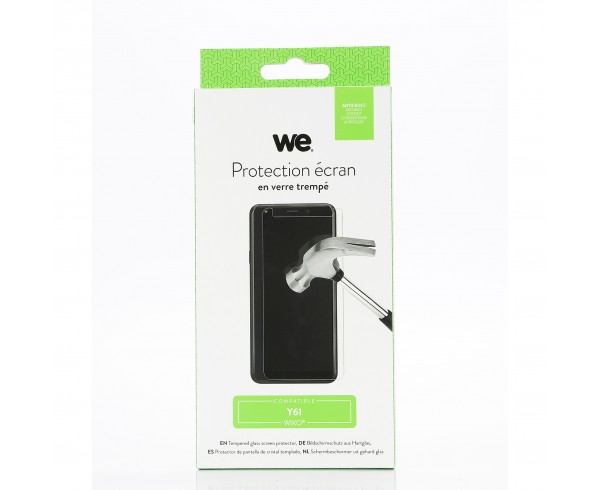 Verre Trempé pour WIKO Y61 WIKO Y61 - Film Protection écran Anti-Rayures - Anti-Bulles d'air Ultra Résistant - Dureté 9H Glass