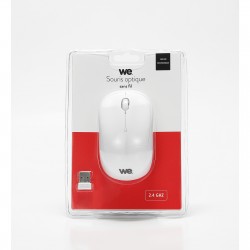 Souris sans fil WE DELUXE V3 Blanch Nano Dongle USB - Optique 2.4 GHz - 1200DPI Souris sans fil WE DELUXE V3 Blanch Nano Dongle USB - Optique 2.4 GHz - 1200DPI
