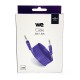 Câble Jack/Jack M/M plat 1.50m - violet 3.5mm