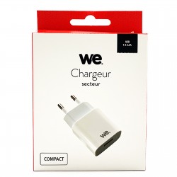 Charg voiture + câble micro USB int Chargeur 2.4A - câble 58cm Câble  enroulé + 1 port USB - WE, port usb voiture 