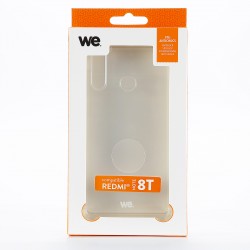 WE Coque de protection transparente pour XIAOMI REDMI NOTE 8T Fabriqué en TPU. Ultra résistant Apparence du téléphone conservée.