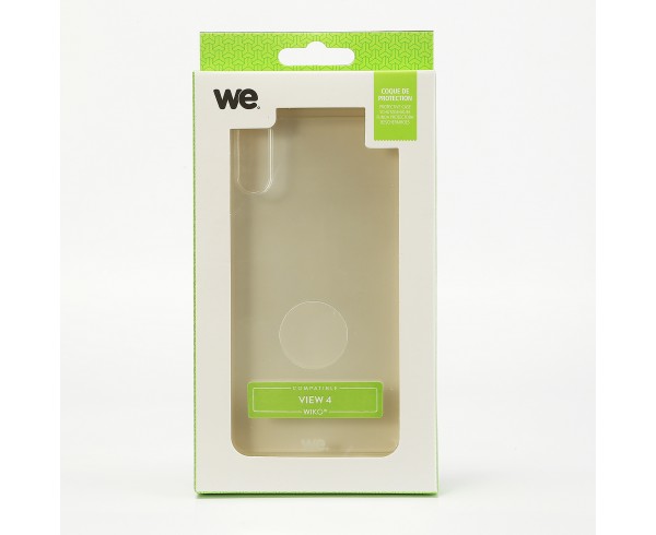 WE Coque de protection transparente pour WIKO VIEW 4 Fabriqué en TPU. Ultra résistant Apparence du téléphone conservée.