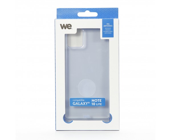 WE Coque de protection BLEU pour Samsung Galaxy NOTE 10 LITE Fabriqué en TPU. Ultra résistant Apparence du téléphone conservée.