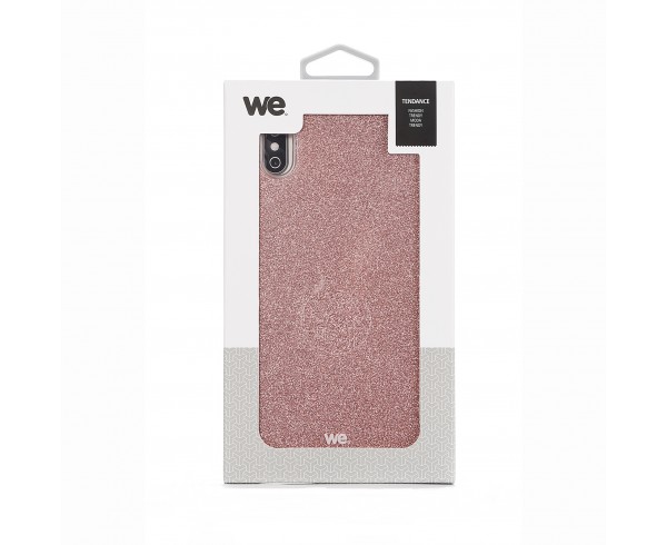 Coque Paillette - iPhone 6.5 Rose - Semi rigide