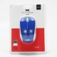 Souris sans fil WE DELUXE V3 Bleue Nano Dongle USB - Optique 2.4 GHz - 1200DPI