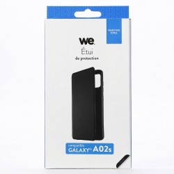 Folio avec fenêtre - Galaxy A80/A90 Noir Accès caméra - Léger - Flexible