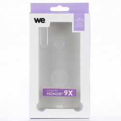 WE Coque de protection transparente pour smartphone HONOR 9X Fabriqué en TPU. Ultra résistant Apparence du téléphone conservée.