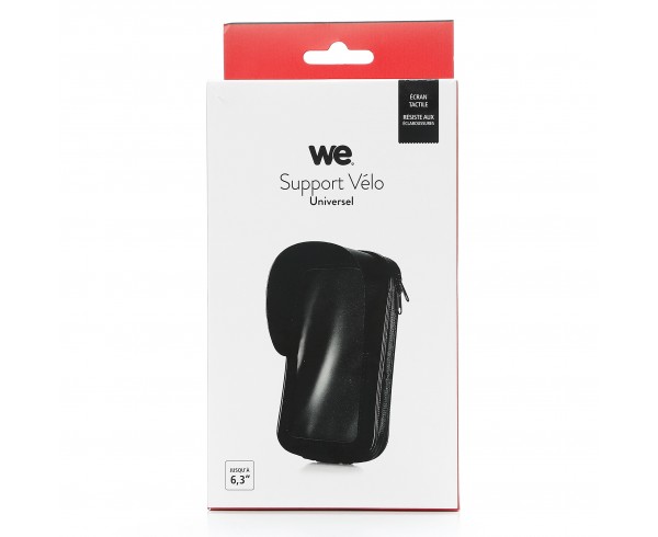 Support vélo téléphone WE Support smartphone universel pour guidon de vélo. Housse transparente tactile