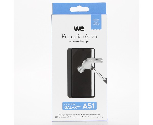 Protection d'écran Galaxy A51 Verre trempé - Full Glue - 2.5D Anti-rayures - Anti-reflets