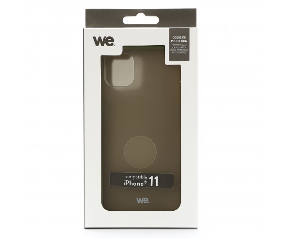 Coque caoutchouc WE pour smartphone Apple iPhone 11 - Kaki Anti-choc, traitement anti-buée et anti-empreinte