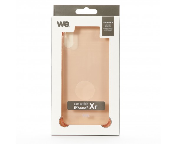 WE Coque de protection ROSE pour smartphone Apple iPhone XR Fabriqué en TPU. Ultra résistant Apparence du téléphone conservée.