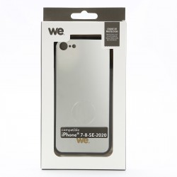 Coque miroir WE pour smartphone Apple iPhone 6/7/8/SE 2020 Anti-choc, traitement anti-buée et anti-empreinte