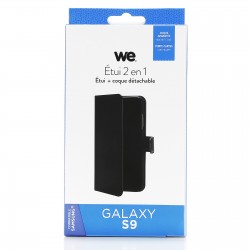 Folio avec coque détachable Galaxy S9 Fermeture magnétique