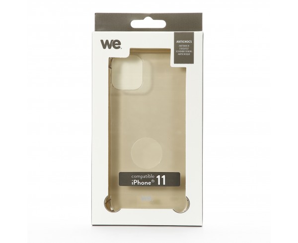 WE Coque de protection NOIRE pour smartphone Apple iPhone 11 Fabriqué en TPU. Ultra résistant Apparence du téléphone conservée.