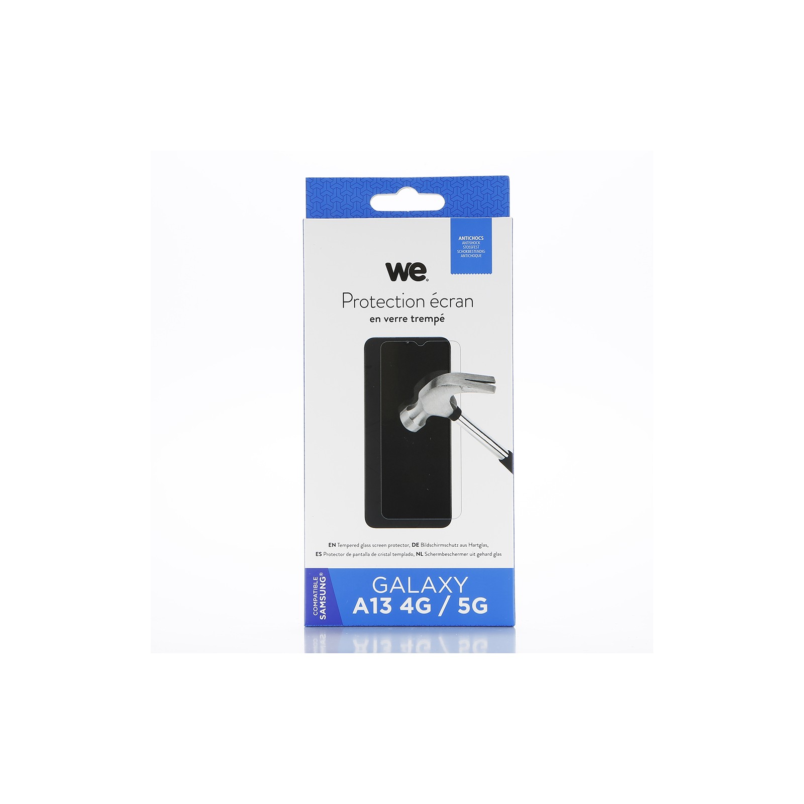 WE Verre trempé SAMSUNG GALAXY A13 5G: Protection écran - anti