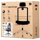 Chaise de bureau pivotante WE