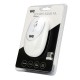 Souris sans fil silicone We Blanche Silicone anti stress 1200 DPI Dongle USB Plug and Play PETIT MODEL